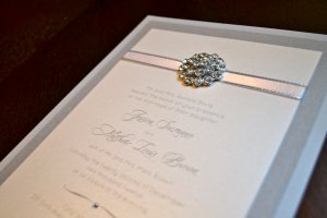 royal white wedding invitations